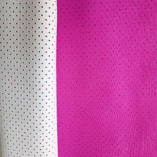 Punched breathable stretch fabric